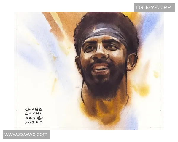 水彩笔触勾勒足球球星魅力画作展现运动与艺术融合